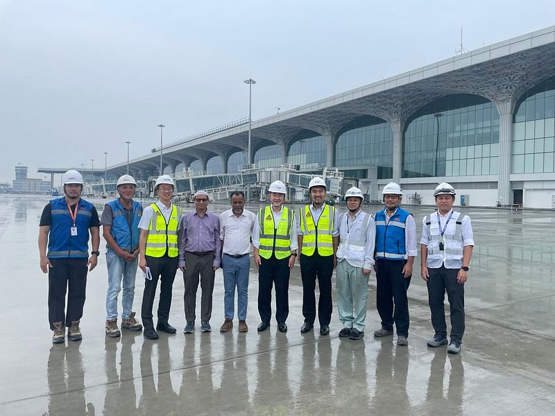 JICA's senior vice president Hara Shohei recently visited Hazrat Shahjalal International Airport Terminal 3